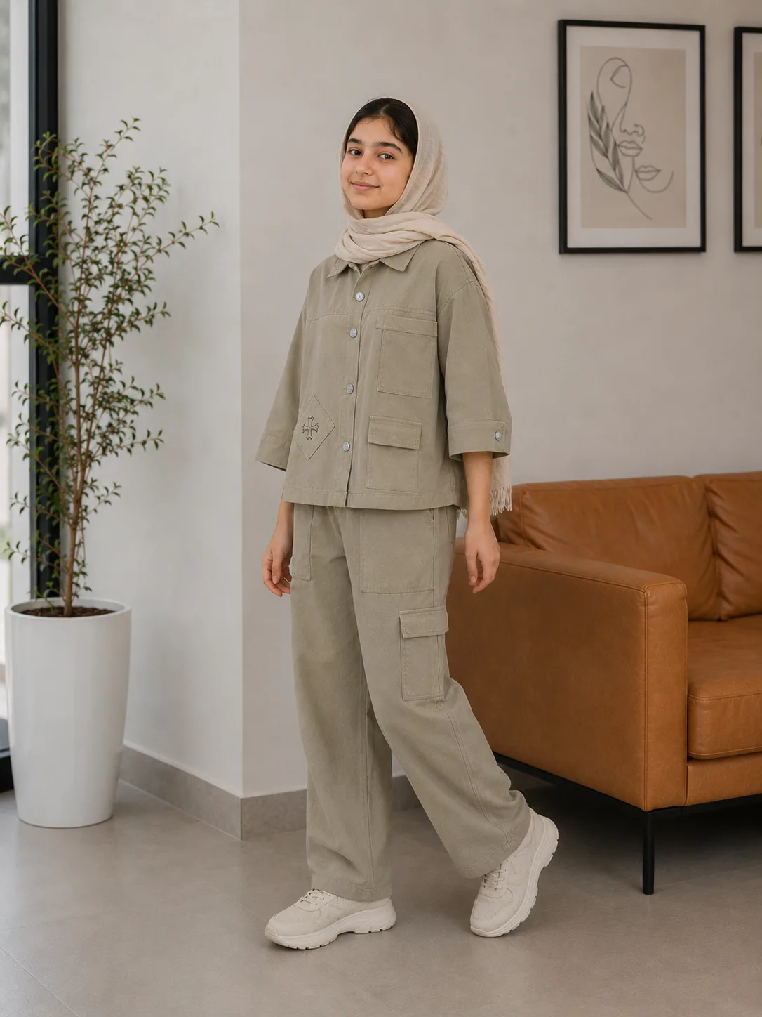 ست پیراهن و شلوار مدل تینیجری - Image 6
