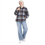 شکت پشمی مدل چهارخانه جیب دار - Image 5