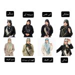 روسری ابریشم تویل مدل سلین زنجیری - Image 10