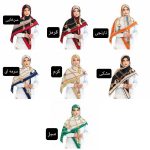روسری ابریشم ژاکارد مدل  گوچی زنجیری - Image 8