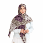 روسری ابریشم ژاکارد مدل گل دیور - Image 7
